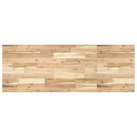 Dessus de bureau non traité 120x50x2 cm bois d'acacia massif 