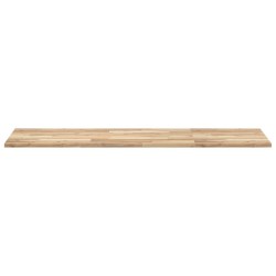Dessus de bureau non traité 120x50x2 cm bois d'acacia massif 