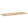 Dessus de bureau non traité 120x50x2 cm bois d'acacia massif 