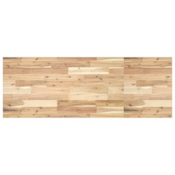 Dessus de meuble de salle de bain non traité bois d'acacia 
