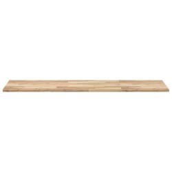Dessus de meuble de salle de bain non traité bois d'acacia 