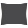 Voile de parasol Tissu Oxford rectangulaire 3x4 m Anthracite 