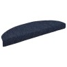 Tapis d'escalier autocollant 20 pcs bleu 65x21x4 cm 