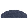 Tapis d'escalier autocollant 20 pcs bleu 65x21x4 cm 