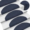 Tapis d'escalier autocollant 20 pcs bleu 65x21x4 cm 