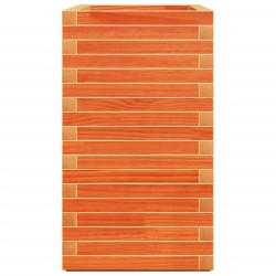 Jardinière cire marron 90x40x72 cm bois de pin massif 