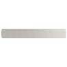 Bordures de pelouse 30 pcs 15x103 cm acier inoxydable 