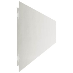 Bordures de pelouse 30 pcs 15x103 cm acier inoxydable 