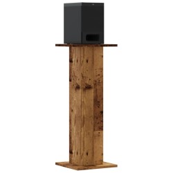 Supports de haut-parleurs 2 pcs vieux bois bois d'ingénierie 