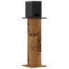 Supports de haut-parleurs 2 pcs vieux bois bois d'ingénierie 