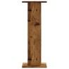 Supports pour plantes 2 pcs vieux bois bois d'ingénierie 