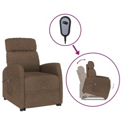 Fauteuil Marron Tissu 