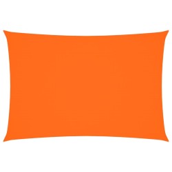 Voile de parasol tissu oxford rectangulaire 3x5 m orange 
