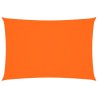 Voile de parasol tissu oxford rectangulaire 3x5 m orange 