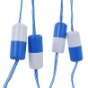 Corde de sécurité de séparation de piscine 6 m Plastique 