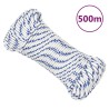 Corde de bateau Blanc 4 mm 500 m polypropylène 