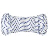 Corde de bateau Blanc 4 mm 500 m polypropylène 
