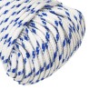 Corde de bateau Blanc 4 mm 500 m polypropylène 