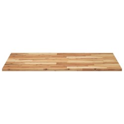 Dessus de bureau fini à l'huile 80x70x2 cm bois d'acacia massif 