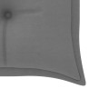 Banc de jardin empilable et coussin 159 cm Bois de teck massif 