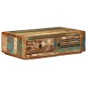 Table basse 89x55x29 cm bois de récupération massif 