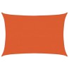 Voile d'ombrage 160 g/m² Orange 3,5x5 m PEHD 