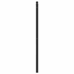 Tête de lit chêne fumé 107 cm bois d'ingénierie et acier 