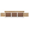 Meuble TV 118x30x40 cm Bois de manguier massif 