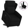 Fauteuil inclinable noir tissu 
