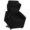 Fauteuil inclinable noir tissu 