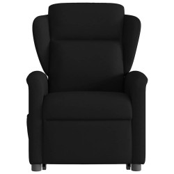 Fauteuil inclinable noir tissu 
