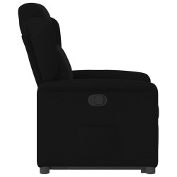 Fauteuil inclinable noir tissu 