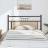 Tête de lit chêne sonoma 107 cm bois d'ingénierie et acier 