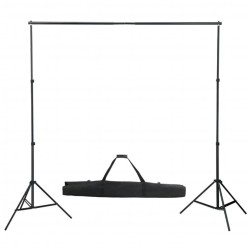 Kit de studio photo avec éclairage toile de fond et réflecteur 