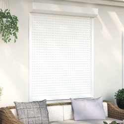 Volet roulant aluminium 120x150 cm blanc 