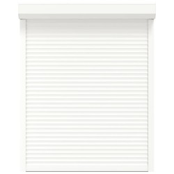 Volet roulant aluminium 120x150 cm blanc 