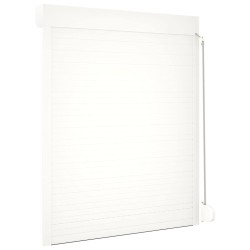 Volet roulant aluminium 120x150 cm blanc 