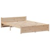 Cadre de lit sans matelas 120x190 cm bois de pin massif 