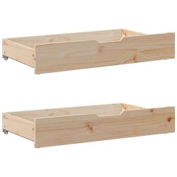 Cadre de lit sans matelas 120x190 cm bois de pin massif 