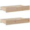 Cadre de lit sans matelas 120x190 cm bois de pin massif 