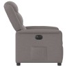 Fauteuil inclinable électrique Taupe Tissu 