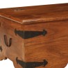 Table basse Bois d'acacia solide avec finition miel 110x55x35cm 