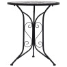 Mobilier de bistro 3 pcs mosaïque Carreaux céramiques Gris  