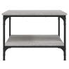 Table basse sonoma gris 55x55x40 cm bois d'ingénierie 