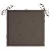 Chaises pliables d'extérieur lot de 2 et coussins Bois d'acacia 