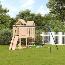 Aire de jeux d'extérieur bois de pin massif 