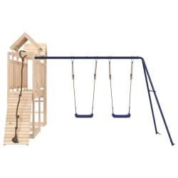 Aire de jeux d'extérieur bois de pin massif 
