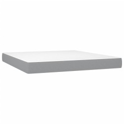 Lit avec matelas blanc 120x200 cm bois massif de pin 