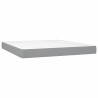 Lit avec matelas blanc 120x200 cm bois massif de pin 