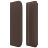 Tête de lit avec oreilles Marron 83x16x78/88 cm Similicuir 